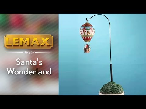 LEMAX Holiday Cheer Hot Air Balloon, Battery Operated (4.5V) #84389
